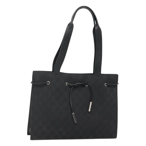 GUCCI GG Canvas Shoulder Bag Black 002 002 - Picture 1 of 16